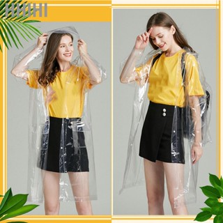 Hhihi Raincoat Transparency Foldable  Compact and Convenient Rain Cape for Students