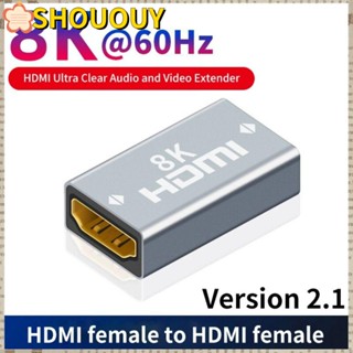 Shououy อะแดปเตอร์ขยายสายเคเบิล HDMI 4K 8K สําหรับ PC TV Box PS4 3