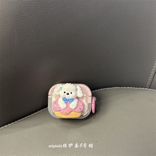 เคสหูฟังบลูทูธไร้สาย ลายการ์ตูนลูกสุนัขน่ารัก สําหรับ Apple airpods รุ่น Pro 2 3