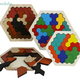 Nickolas เกมจิ๊กซอว์ปริศนา Tangram คุณภาพสูง ของเล่นเสริมการเรียนรู้คณิตศาสตร์ สําหรับเด็กก่อนวัยเรียน