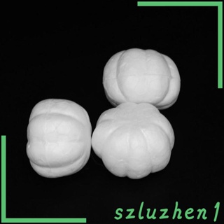 [Szluzhen1] ฟักทองปลอม สีขาว สําหรับตกแต่งฮาโลวีน วันขอบคุณพระเจ้า