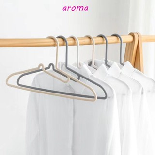 Aroma ไม้แขวนเสื้อ กันลื่น ไร้รอยต่อ แบบพกพา คุณภาพ PP สําหรับตู้เสื้อผ้า