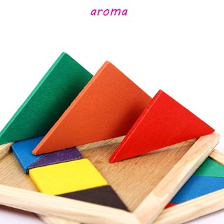 Aroma จิ๊กซอว์แทนแกรม ของเล่นเสริมพัฒนาการ สําหรับเด็ก