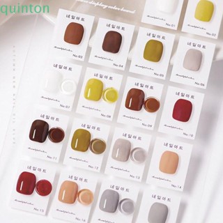 Quinton การ์ดสีแก้ว รูปเมฆ หมี สําหรับโชว์สีเล็บ