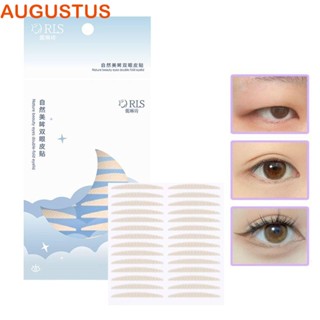 Augustus สติกเกอร์ติดตาสองชั้น แบบตาข่าย มีกาวในตัว กันน้ํา ติดแน่นมาก