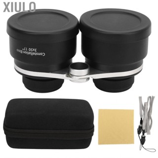 Xiulo Bincoulars  Collapsible Multi Layers Coated 3 X 50 High Clarity All Optical Glass Lenses with Strap for Bird Wildlife Watching