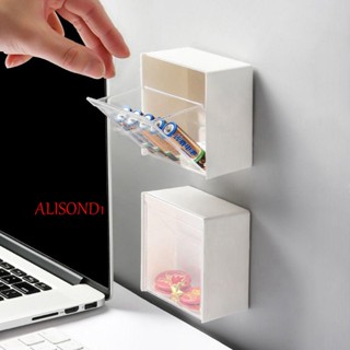 Alisond1 กล่องเก็บเครื่องมือ อเนกประสงค์ ไม่ต้องเจาะรู 1 ชิ้น