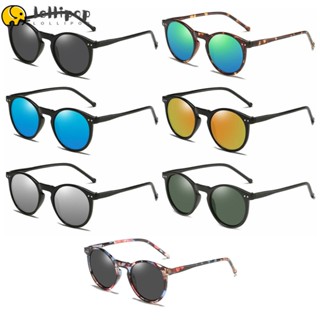 Lollipo1 แว่นตากันแดด เลนส์โพลาไรซ์ กรอบกลม แฟชั่น UV400