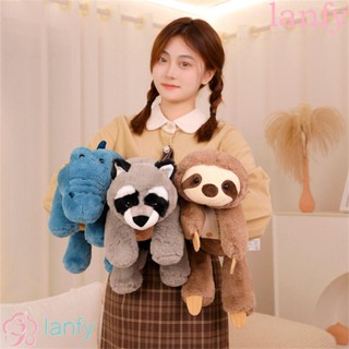 Lanfy หมอนตุ๊กตานุ่ม รูปจระเข้นอนหลับ 45 ซม. 60 ซม.