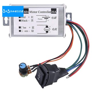 Pwm อุปกรณ์ควบคุมความเร็วมอเตอร์ DC 9V 12V 24V 48V 60V 20A PWM