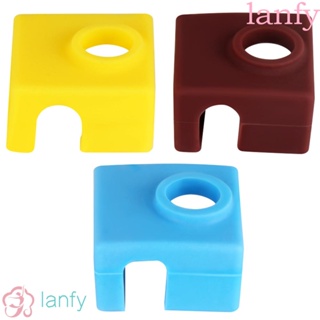 Lanfy ฝาครอบป้องกันเครื่องพิมพ์ 3D 5 ชิ้น สําหรับบล็อกฮีตเตอร์