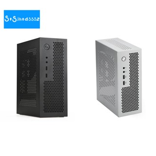 A09 HTPC เคสคอมพิวเตอร์ Mini ITX Gaming PC Chassis Desktop Chassis USB2.0 Computer Case Home Computer Case