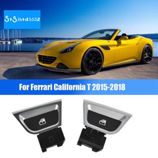 1 คู่ 309096 309097 ปุ่มสวิตช์หน้าต่างรถยนต์ พร้อมตัวรองรับ สําหรับ Ferrari California T 2015-2018