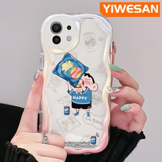 เคสโทรศัพท์มือถือแบบนิ่ม ใส กันกระแทก ลายการ์ตูนชินจัง สีสันสดใส สําหรับ Xiaomi 12T Pro 11 Lite 5G NE 12 Lite