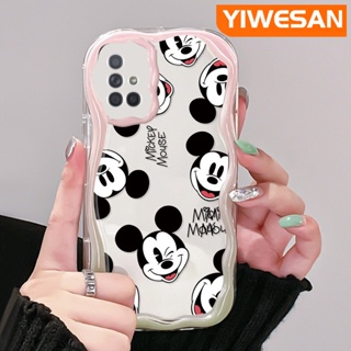 เคสโทรศัพท์มือถือแบบนิ่ม ใส กันกระแทก ลายการ์ตูนมิกกี้เมาส์ สีสันสดใส สําหรับ Samsung galaxy A72 4G A72 5G A71