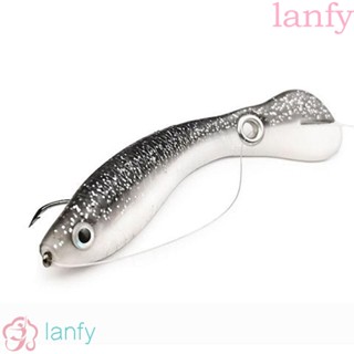 Lanfy เหยื่อตกปลาไบโอนิค แบบนิ่ม สะท้อนแสง