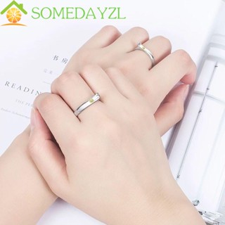 Somedayzl แหวนคอสเพลย์ ประดับเพทาย ปรับได้ สไตล์เกาหลี สําหรับผู้หญิง