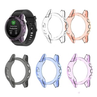 เคสป้องกัน สําหรับ Garmin Fenix 7s 7x 7 เคสนาฬิกา Tpu นิ่ม บางเฉียบ สีใส