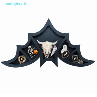 Remitglory ชั้นวางของคริสตัล รูปค้างคาวแวมไพร์ แม่มด สไตล์โกธิค สําหรับตกแต่งบ้าน