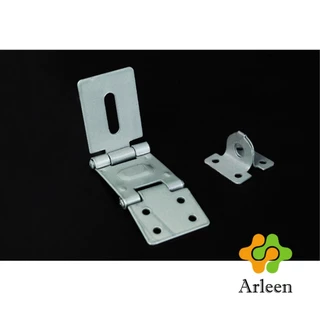 Arleen สายยูคล้องกุญแจ บานพับสายยู สีชุปโครเมี่ยม ที่คล้องกุญแจ ที่ล็อคประตูพับได้ สายยู 3 ตอน Lock catch