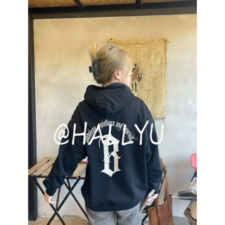 HALLYU  เสื้อผ้าผู้ญิง แขนยาว เสื้อฮู้ด คลุมหญิง สไตล์เกาหลี แฟชั่น  Unique ทันสมัย Stylish ทันสมัย A28J0FT 36Z230909