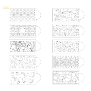 (ลดราคาสูง)oyalking.th แม่พิมพ์ ลายฉลุ สําหรับทําเค้กวันเกิด งานแต่งงาน DIY