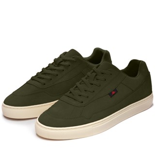 รองเท้าผ้าใบ KAPPA GONZ SUEDE Green Military