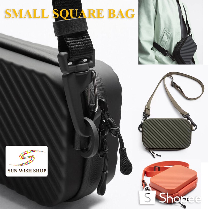 Sunwish -Tk HOT- Ja22 กระเป๋าสะพายไหล่ ทรงสี่เหลี่ยม ขนาดเล็ก กันน้ํา สไตล์เกาหลี สําหรับผู้ชาย 2023