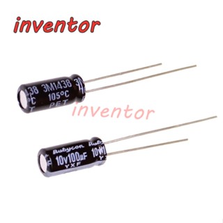 ตัวเก็บประจุอลูมิเนียมไฟฟ้า Rubycon 10v100uf 5 * 11 YXF ความถี่สูง ความต้านทานต่ํา อายุการใช้งานยาวนาน [20 ชิ้น]