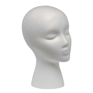 【yunhai】Foam Head Practical Mannequin Head Dummy Head Female Head Model Prop Display