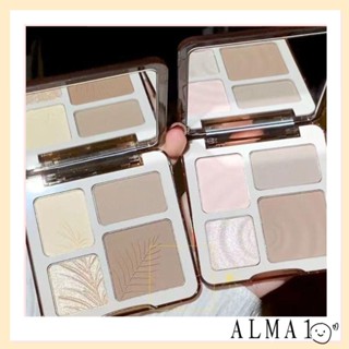 Alma เครื่องสําอาง ไฮไลท์ เนื้อแมตต์ ติดทนนาน 4 สี