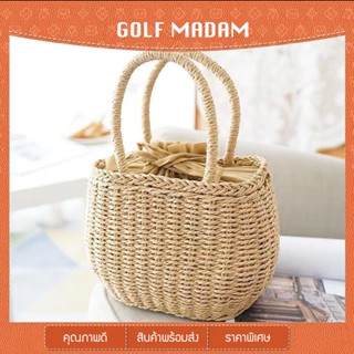 GOLF MADAM GF-043 กระเป๋าสาน กระเป๋าสะพายข้างผู้หญิง