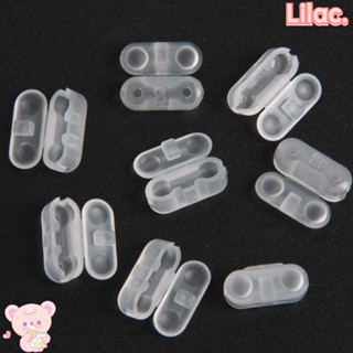 Lilac สายโซ่ลูกปัดพลาสติกใส แนวตั้ง แนวโรมัน แบบเปลี่ยน สําหรับเชื่อมต่อผ้าม่าน 20 ชิ้น