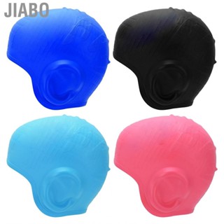 Jiabo Long Hair Swimming Hat  Silicone Cap Integrated Process Structure High Toughness for Pool