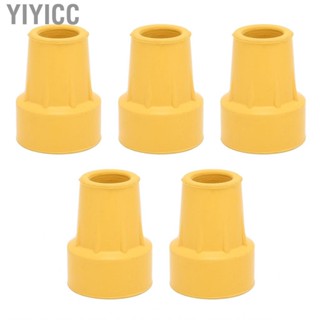 Yiyicc 5PCS Single Angle Cane Tips 3/4in  Tire Texture Preservative JFF