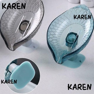 Karen จานวางสบู่ ฟองน้ํา อุปกรณ์ครัว ห้องน้ํา บ้าน และห้องนั่งเล่น