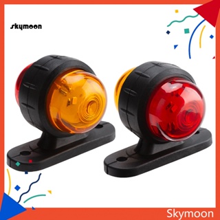 Skym* หลอดไฟหยิบสัญญาณเตือน LED 24V สําหรับติดด้านข้างรถบรรทุก รถพ่วง 2 ชิ้น