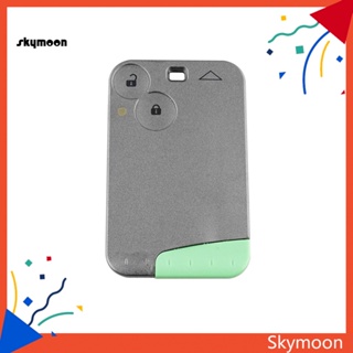 Skym* เคสรีโมตกุญแจรถยนต์ 2 ปุ่ม แบบเปลี่ยน สําหรับ Renault Laguna