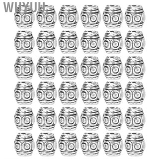 Wuyuu 30pcs Beard Bead Hair Beads Alloy Retro Braiding