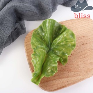 Bliss ผักกาดหอมจําลอง หนัง PU สําหรับตกแต่งห้องครัว DIY 1 ชิ้น