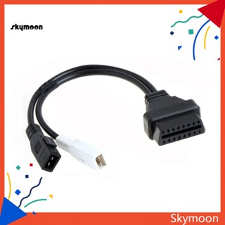Skym* สายเคเบิลต่อขยาย OBD2 16-Pin ตัวผู้ เป็นตัวเมีย สําหรับ Volkswagen Audi