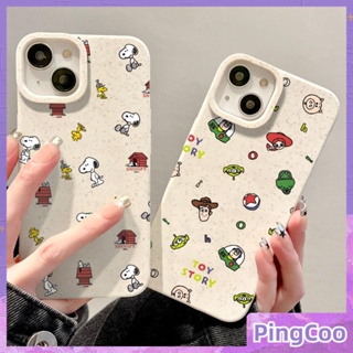 Pingcoo - เข้ากันได้สำหรับ เคส iphone 11 เคสไอโฟน เคสไอโฟน11 เป็นมิตรกับสิ่งแวดล้อมย่อยสลายได้เคสสีขาวนุ่มกันกระแทกป้องกันน่ารักการ์ตูนสุนัขคาวบอยเข้ากันได้กับ iPhone 14 13 Pro สูงสุด 12 Pro สูงสุด 11 XR XS 7Plus 8Plus