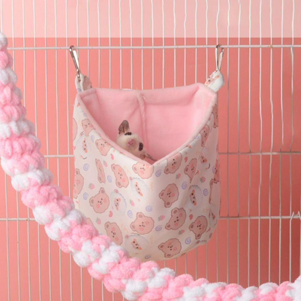 Daphne เปลแขวน ระบายอากาศ แบบนิ่ม สําหรับหนูแฮมสเตอร์ กระต่าย