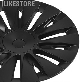 Ilikestore 4PCS 19in Wheel Hub Cap Matte Black Sporty Rim Cover Replacement For Tesla Model Y 2020 to 2023 Accessories