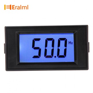 Eralml แผงมิเตอร์ความถี่ดิจิทัล LCD 10Hz-199.9Hz AC80-300V D69-30