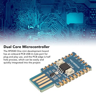 Electron000 ไมโครคอนโทรลเลอร์ RP2040 หนึ่ง USB พอร์ตชาย Dual Core 4MB Flash PCB Pico Expansion Board สำหรับ Raspberry Pi