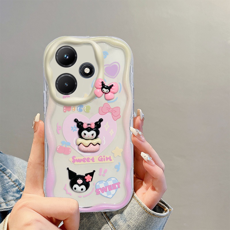 เคส Infinix HOT 30 HOT 30i น่ารัก ตุ๊กตาสามมิติ กรณีป้องกันโทรศัพท์มือถือ