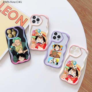 Xiaomi Redmi Note 12 11 11S 11T 10 9 8 Plus Pro Pro+ 4G 5G สำหรับ Case Wavy Edge Soft Silicone Cartoon Straw Hat Kid เคสนิ่ม เคส เคสโทรศัพท์ เคสมือถือ Phone casing