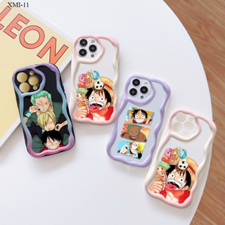 Xiaomi Mi 12 12T 11 Lite NE 5G สำหรับ Case Wavy Edge Soft Silicone Cartoon Straw Hat Kid เคสนิ่ม เคส เคสโทรศัพท์ เคสมือถือ Phone casing