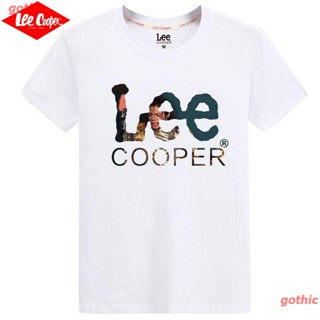 เสื้อยืดลำลอง Lee Cooper เสื้อยืดแขนสั้นผ้าฝ้าย 100% ผู้ชายฤดูร้อนขนาดบวกคอกลมเสื้อเชิ้ตลำลองผู้ชาย พร้อมส่ง